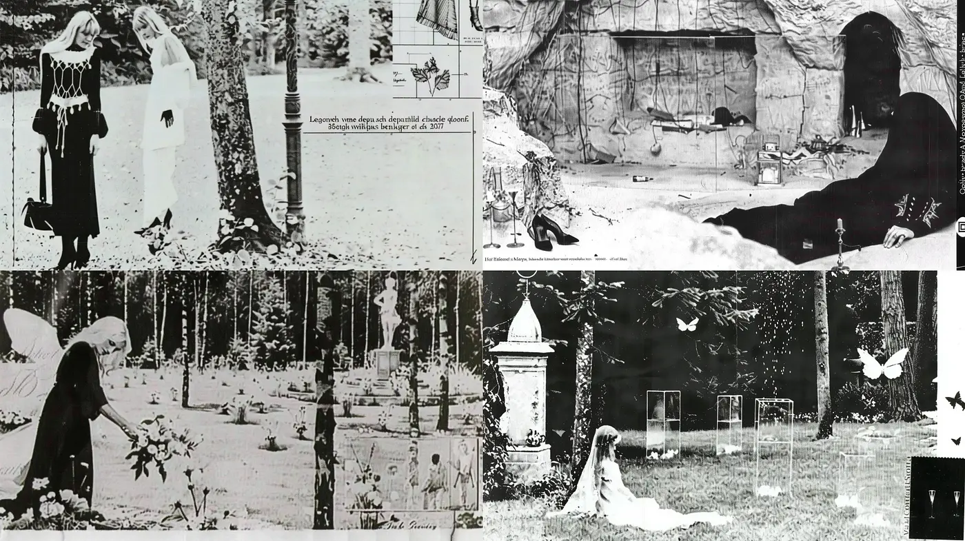 Ethereal Monochromatic Dreamscape: An Homage to Surrealist Imagery - Midjourney sref style
