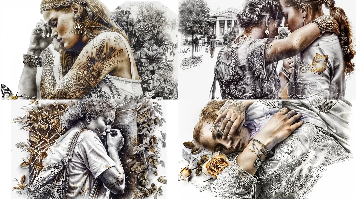 Monochromatic Nostalgia: An Exploration of Sepia Tones and Detailed Textures - Midjourney sref style