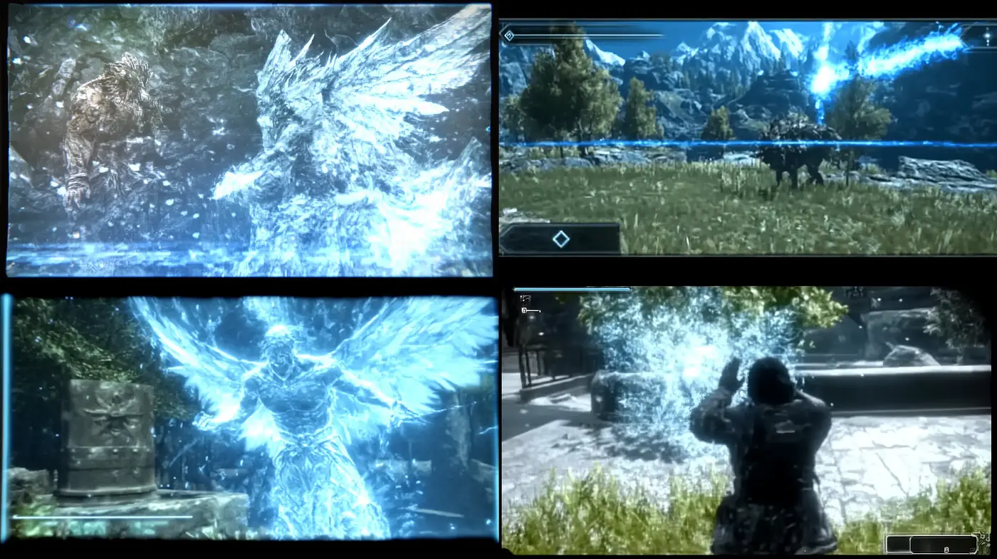 Frost-Etched Fantasia: A Cinematic Dance of Ice and Warfare - Midjourney sref style