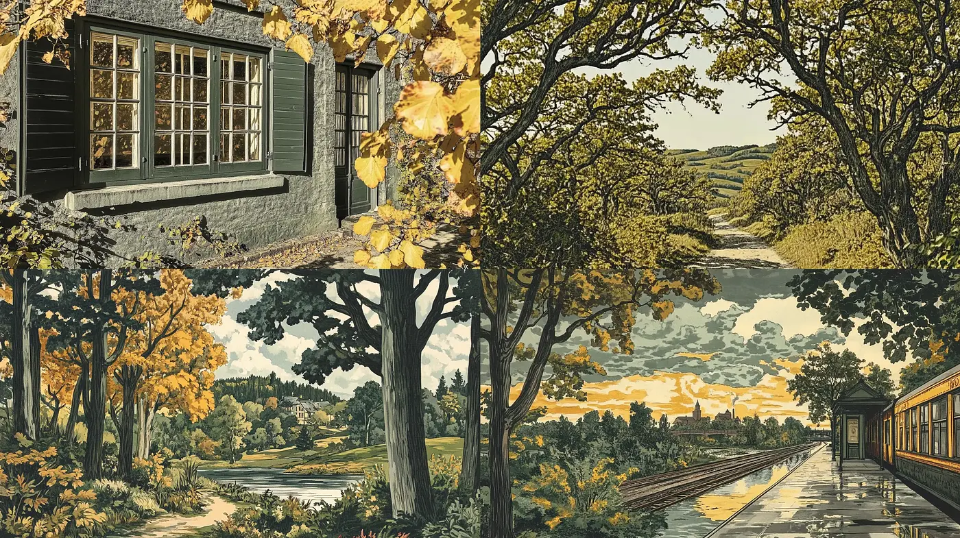 Timeless Serenity in Earthy Tones: A Homage to Nature's Tapestry - Midjourney sref style