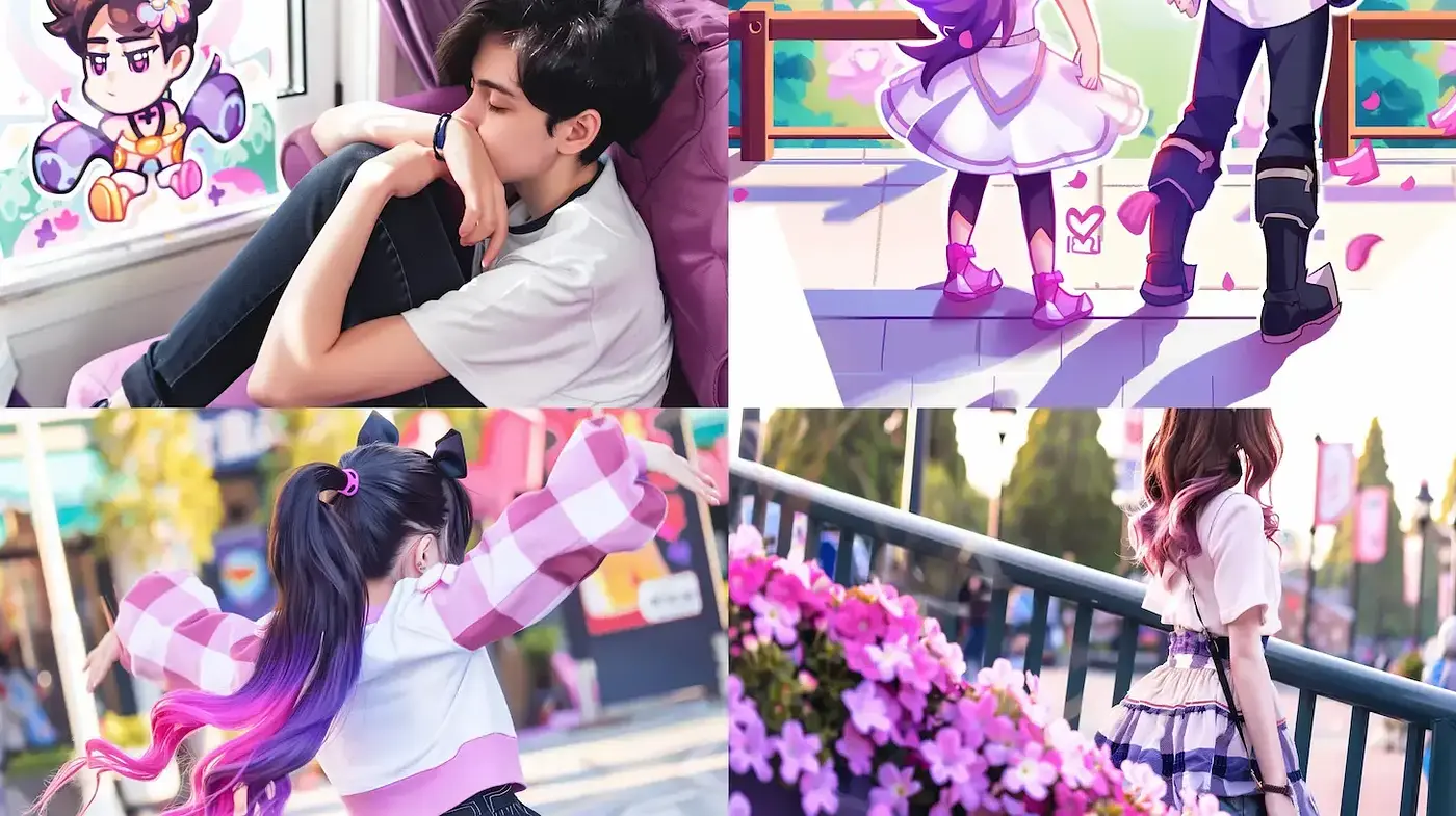 Vibrant and Playful Aesthetic with Smooth Textures and Soft Feelings - Midjourney sref style