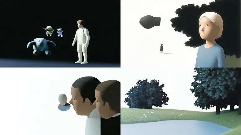 Surreal Minimalist Illustrations with a Whimsical Touch