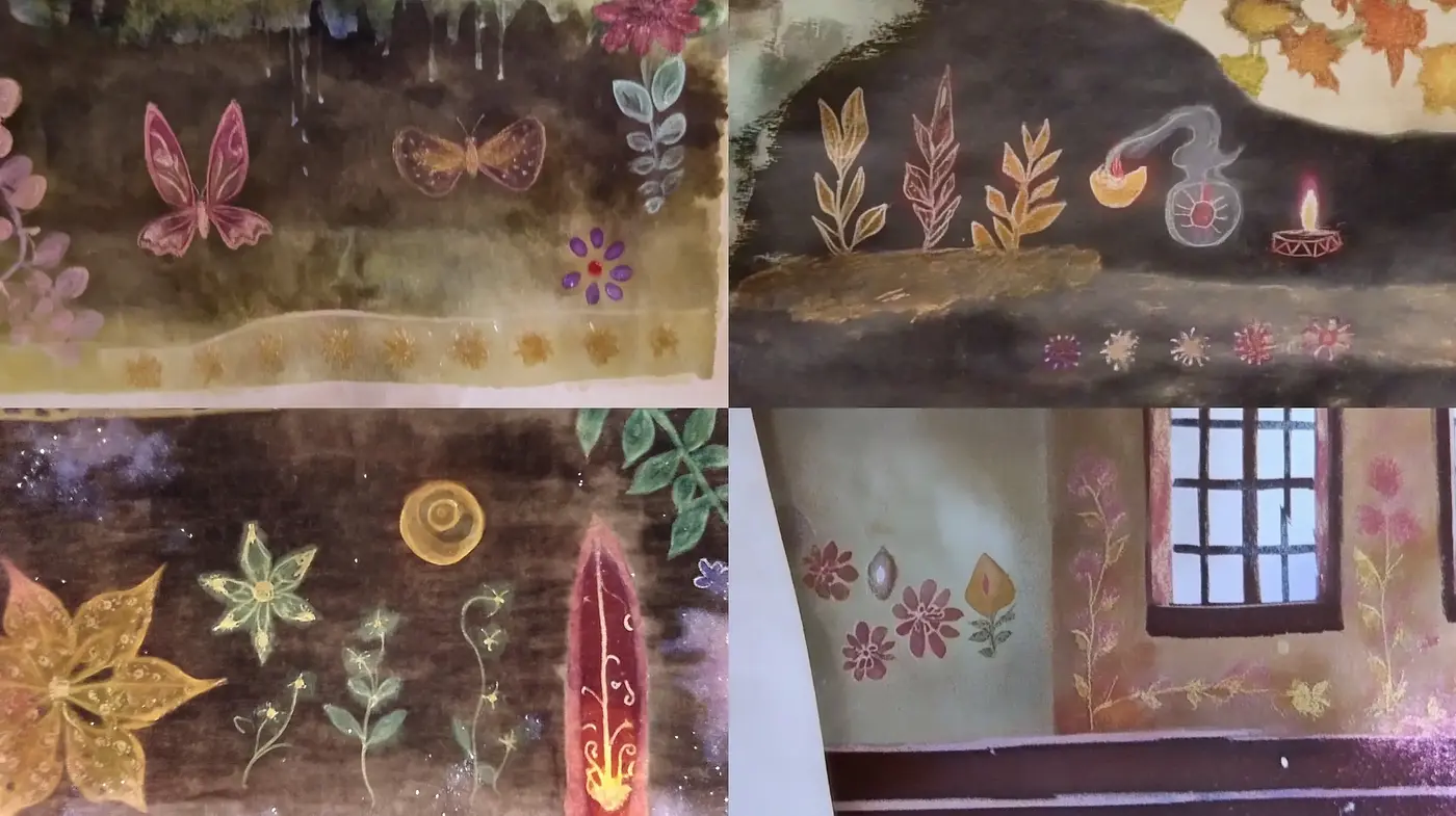 Enchanted Dreamscape Textures and Hues: A Consistent Fantastical Artistic Interpretation - Midjourney sref style