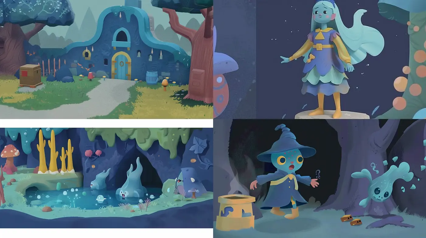 Enchanted Storybook Whimsy: A Consistent Tale of Magical Realms - Midjourney sref style