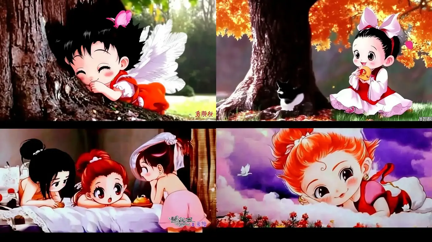 Enchanting Anime-Inspired Visions with a Radiant Color Symphony - Midjourney sref style