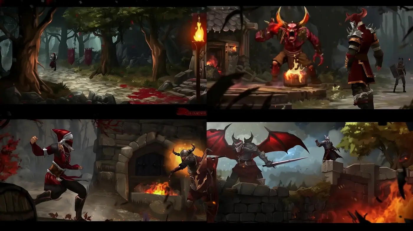 Grim Fantasy Tableaus with a Dark and Intense Atmosphere - Midjourney sref style