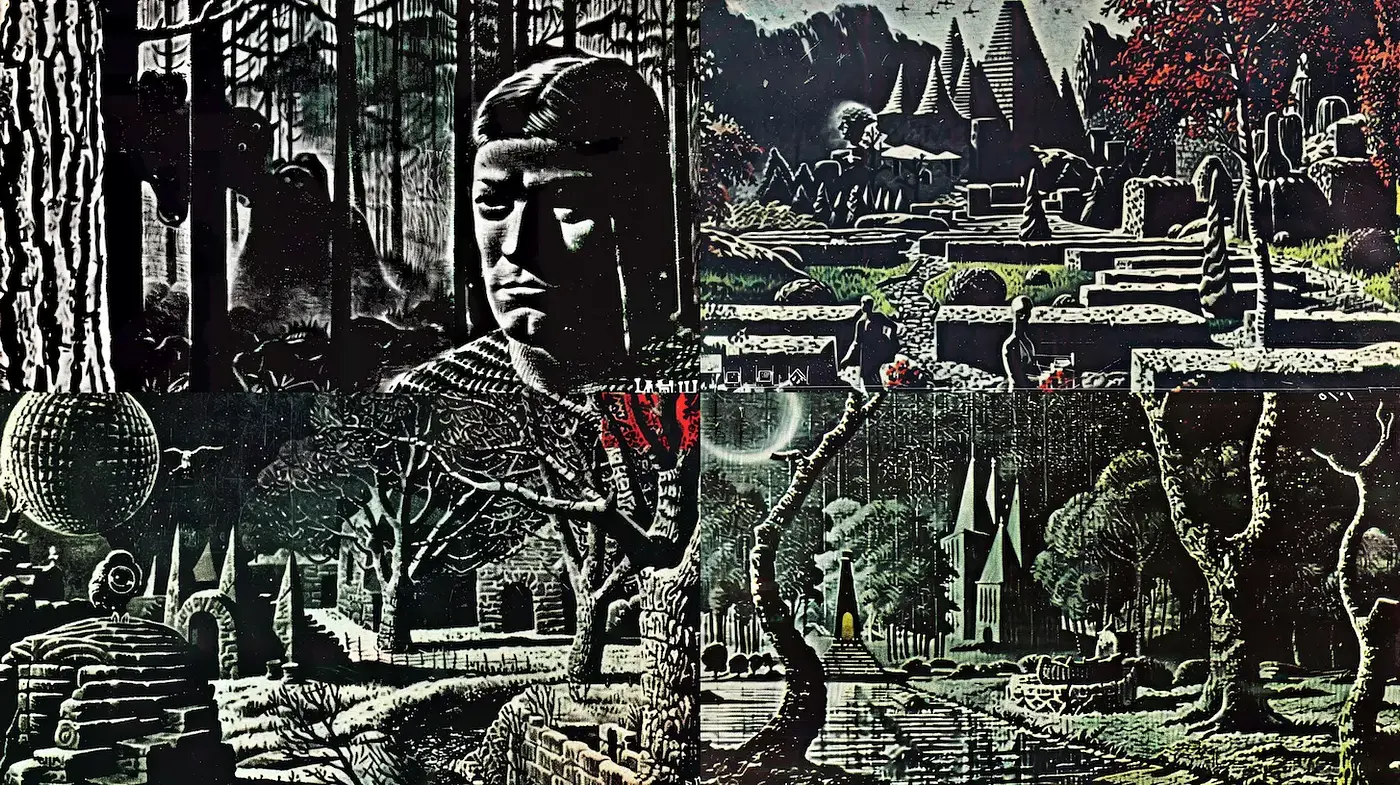 Mysterious and Surreal Landscapes with a Vintage Touch - Midjourney sref style