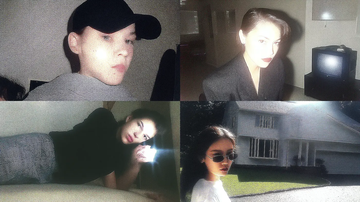 Contemporary Minimalist Portraits with a Neo-Noir Aesthetic - Midjourney sref style