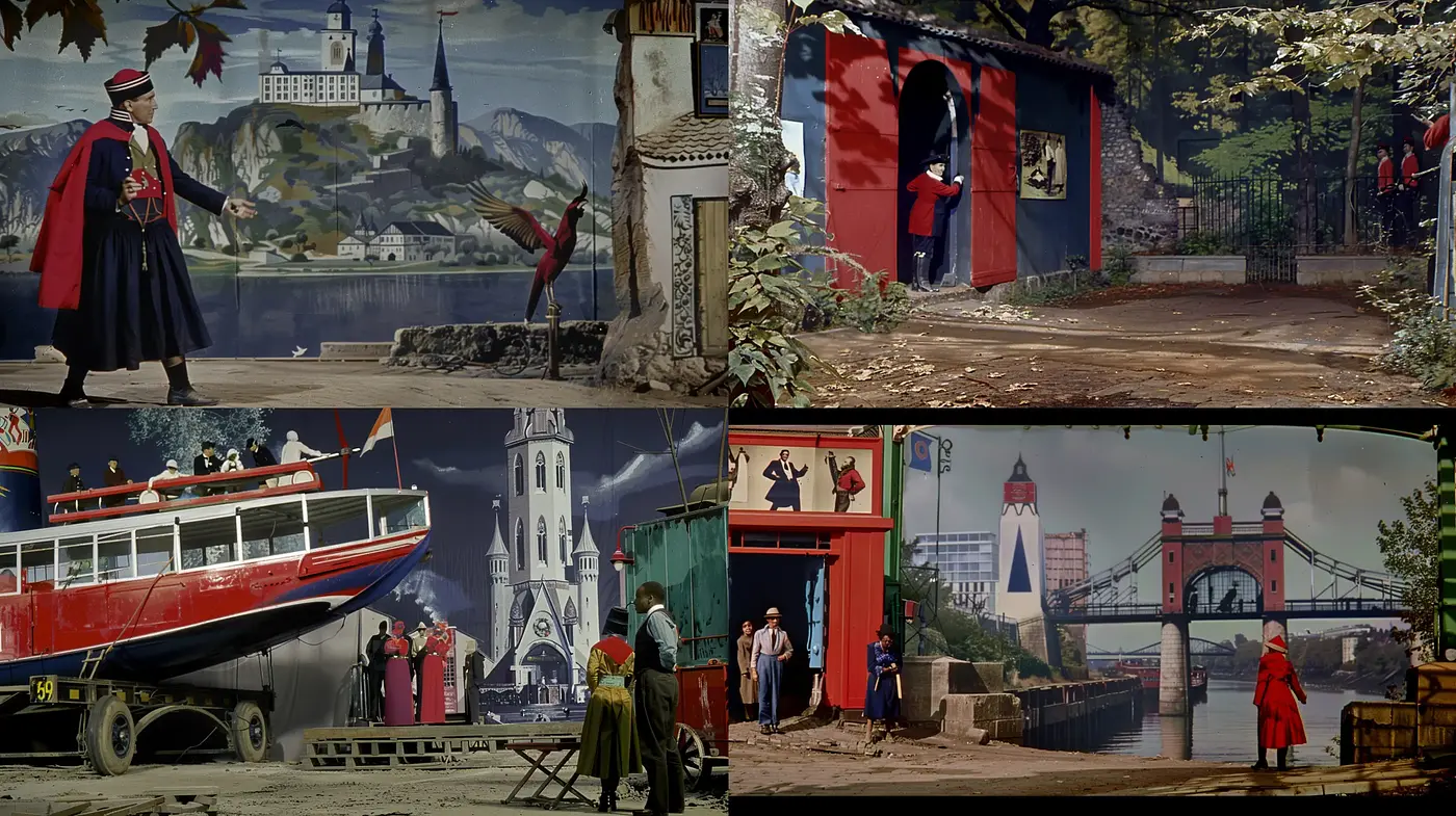 Stylized Rustic Tableaux with a Vintage Military Influence - Midjourney sref style