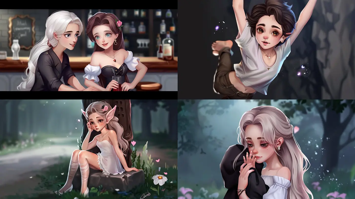 Soft Elegance and Ethereal Glow: A Harmonious Blend of Pastel Imagery in a Romanticized Digital Art Style - Midjourney sref style