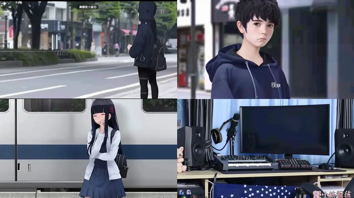Contemporary Urban Aesthetic with Realistic Character Renderings - Midjourney sref style