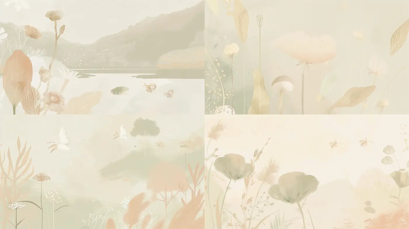 Serene Pastoral Dreamscapes: A Harmonious Blend of Nature and Impressionism - Midjourney sref style