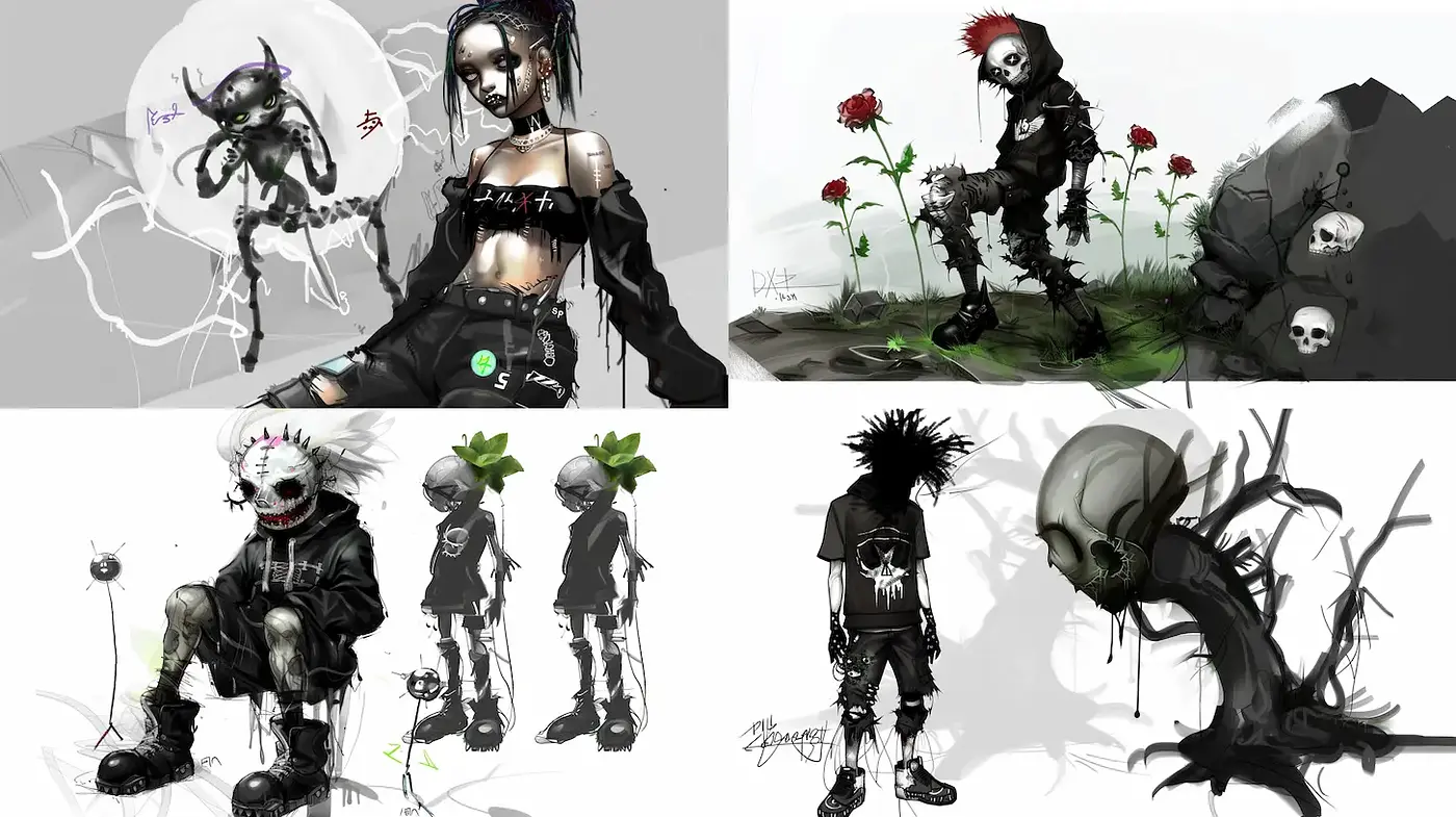 Eerie and Surreal Urban Aesthetic with Dark Undertones - Midjourney sref style