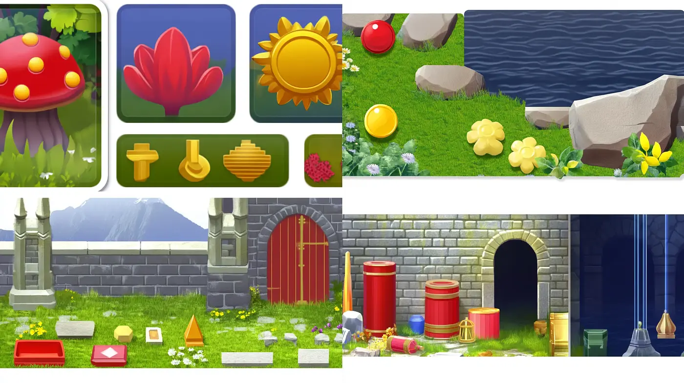 Bright and Playful Digital Illustration Homogeneity - Midjourney sref style