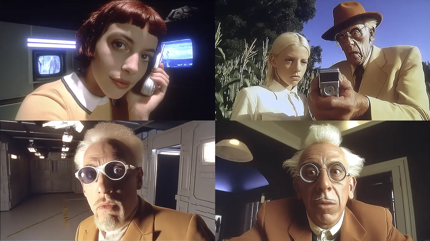 Quirky, surrealistic scenes with a cinematic flair - Midjourney sref style