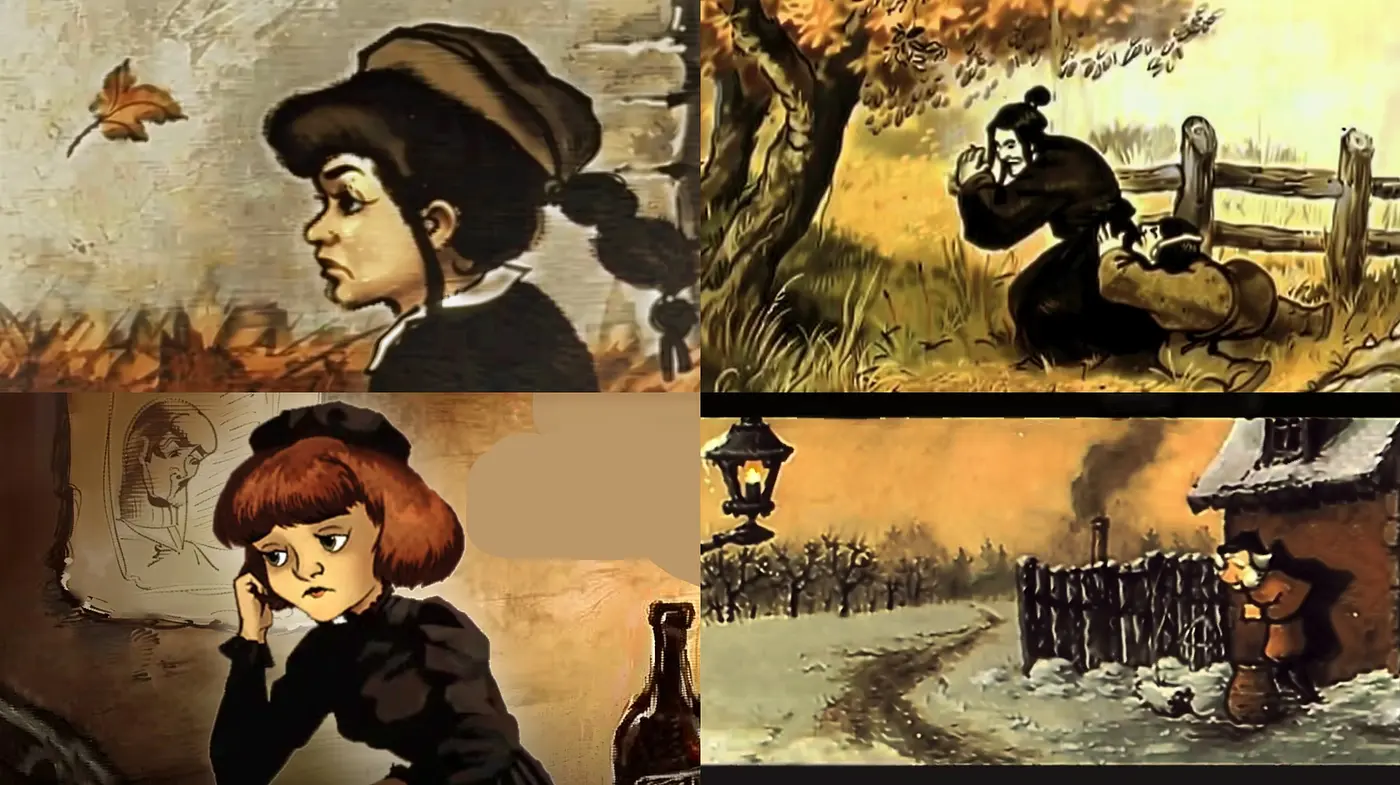 Sepia-Toned Storybook Nostalgia: A Homage to Vintage Illustration - Midjourney sref style
