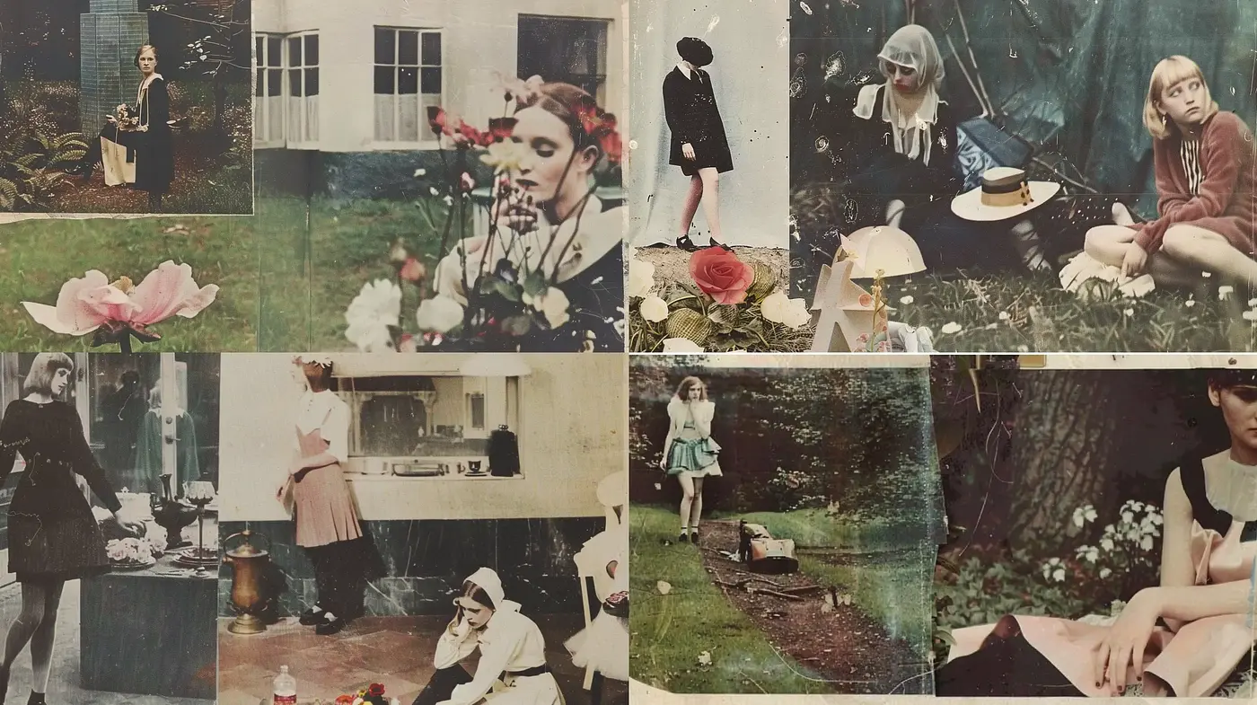 Ethereal Nostalgia in Faded Pastel: A Retro Dreamscape Fusion - Midjourney sref style