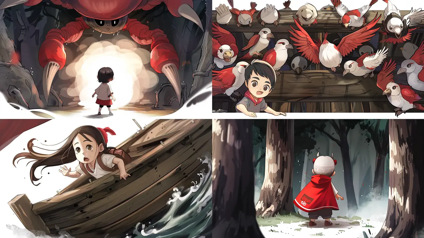 Enchanted Storybook Whimsy: A Journey Through Fairy Tale Illustrations - Midjourney sref style