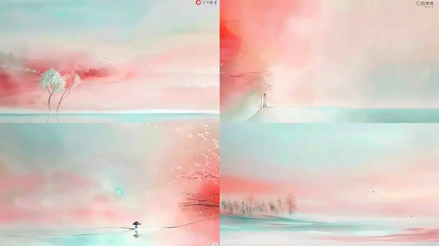 Ethereal Hues and Dreamlike Scapes: A Consistent Artistic Meditation - Midjourney sref style