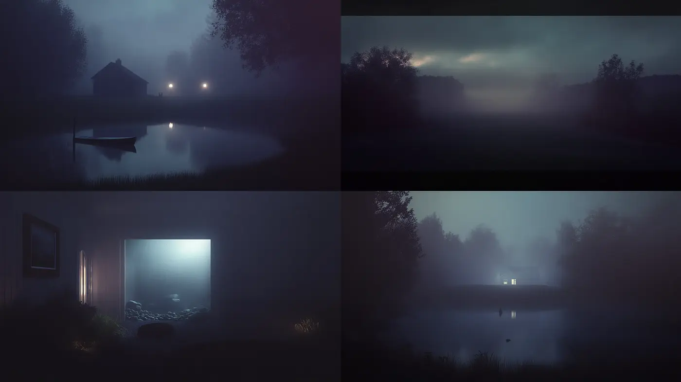 Ethereal Twilight Ambiance with Muted Hues - Midjourney sref style