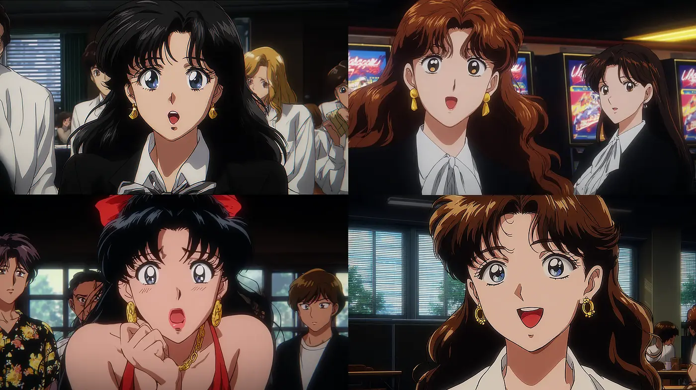 Vibrant Anime Aesthetic with Emotional Resonance - Midjourney sref style
