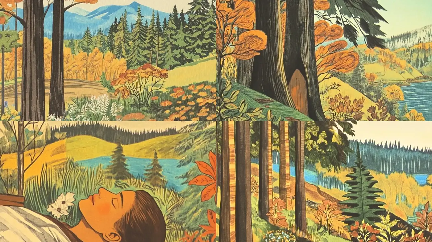 Lush Vintage Pastoral Panoramas - Midjourney sref style