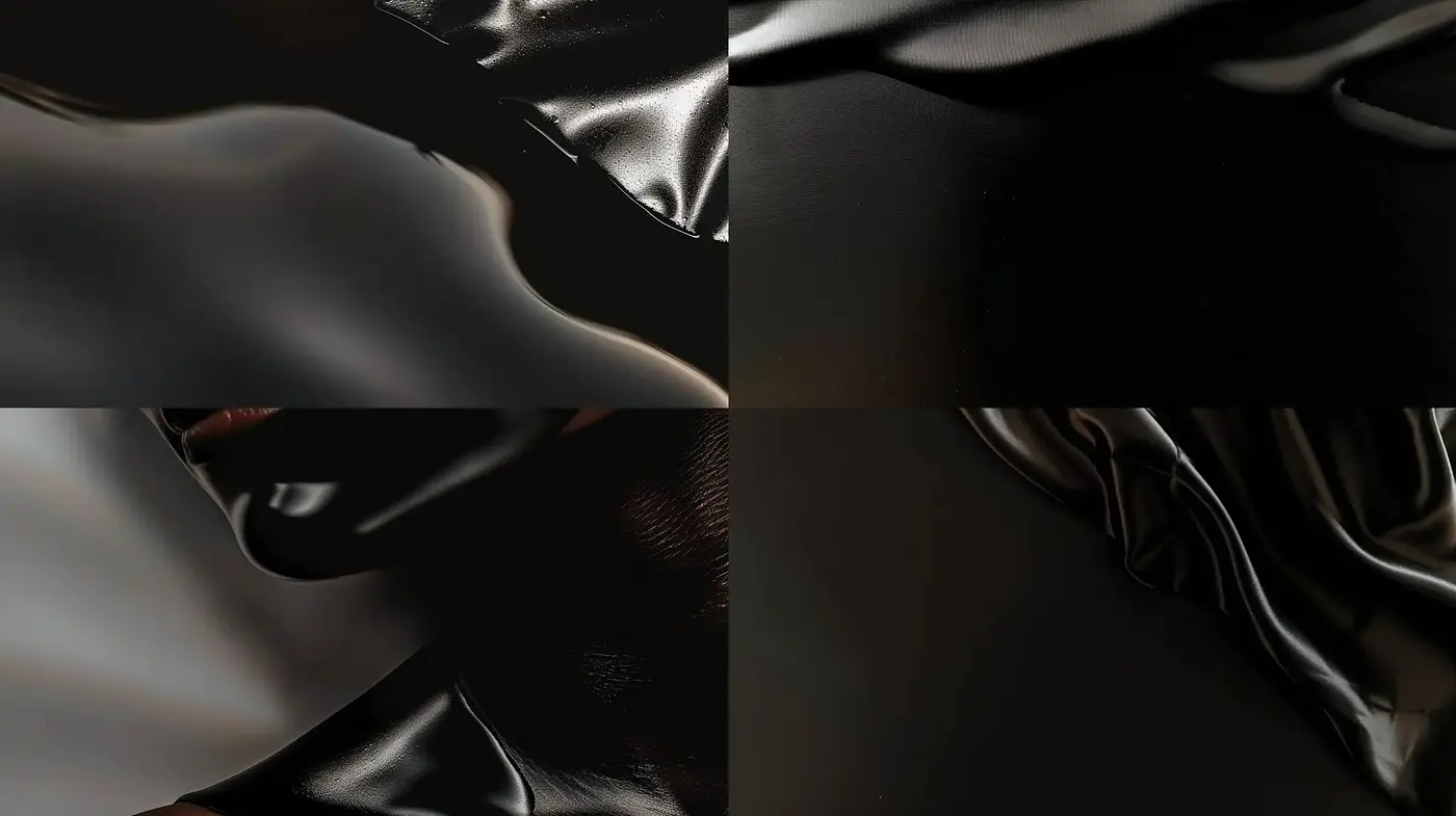 Achromatic Elegance: A Study in Monochromatic Texture and Light - Midjourney sref style