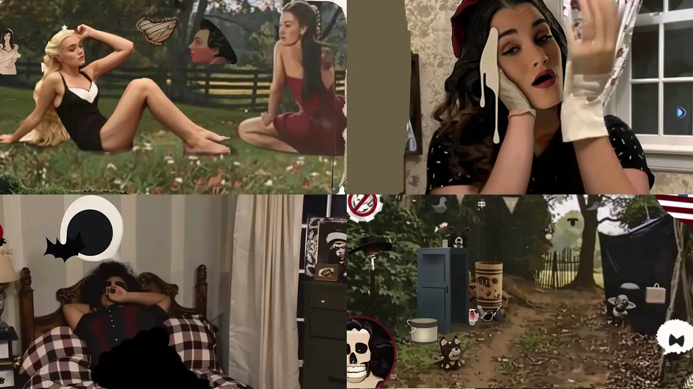 Consistent Vintage Aesthetic with Surreal and Fantasy Elements - Midjourney sref style