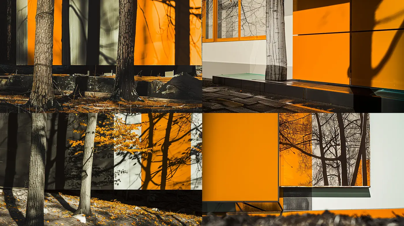 Autumnal Chromatic Harmony in Contemporary Photorealism - Midjourney sref style