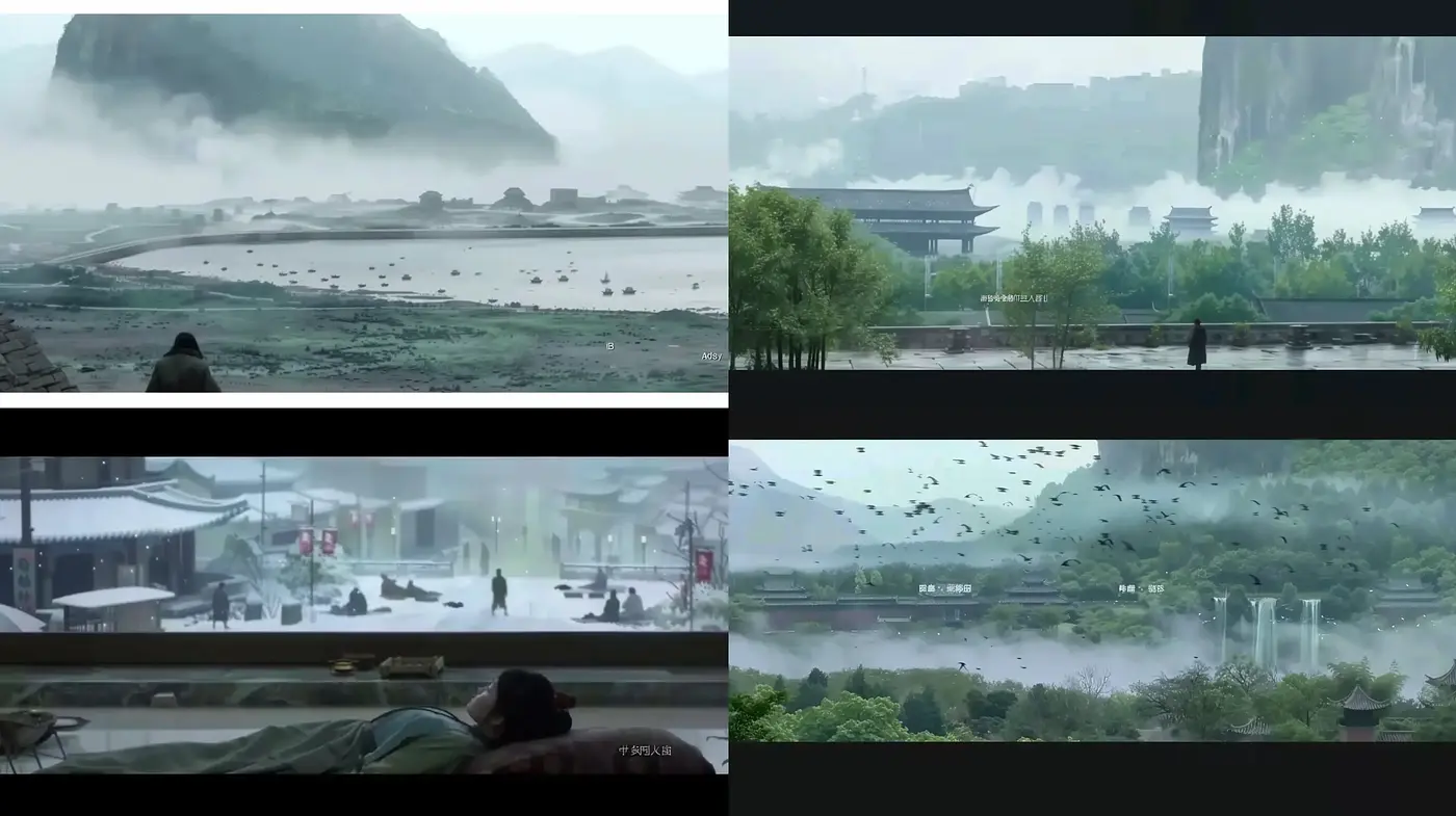 Misty Serenity in Watercolor Hues - Midjourney sref style