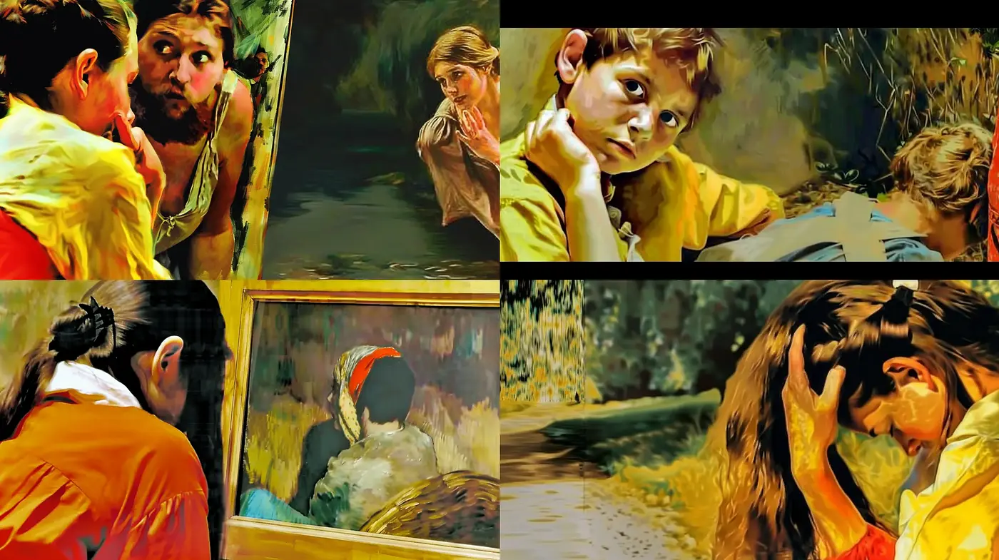 Warm Tonal Brushwork with a Melancholic Impressionist Essence - Midjourney sref style