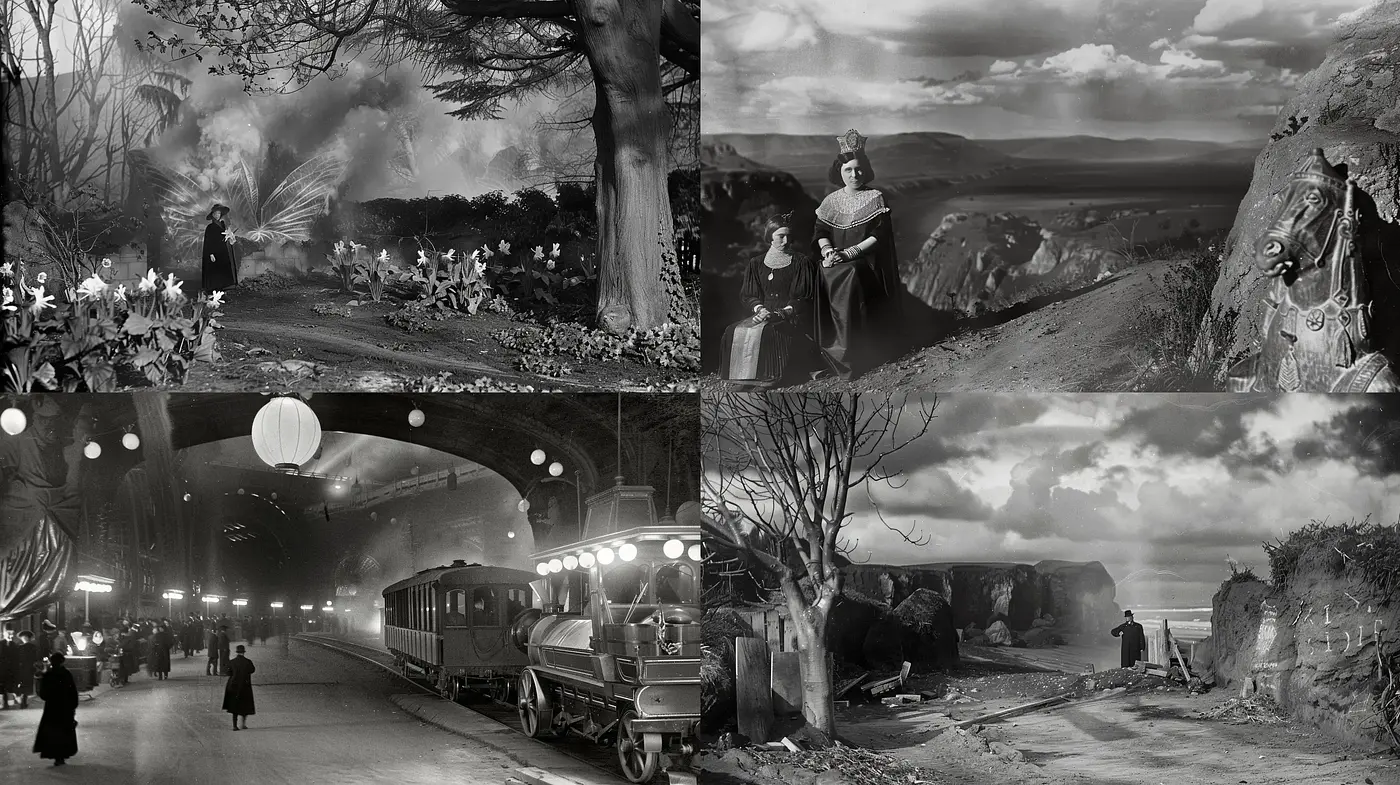 Monochromatic Homage to Cinematic Nostalgia - Midjourney sref style