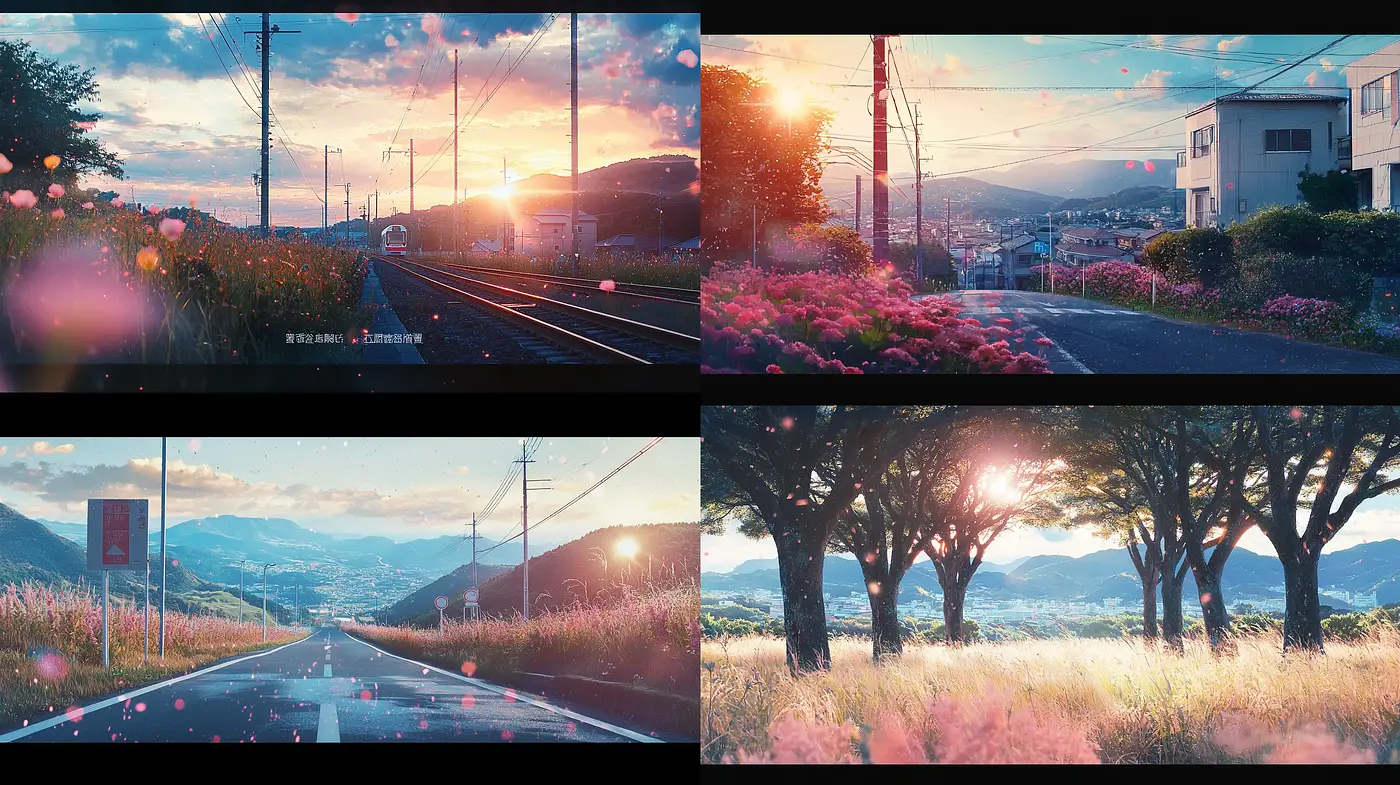 Twilight Ambience in Vivid Pastel Hues - Midjourney sref style