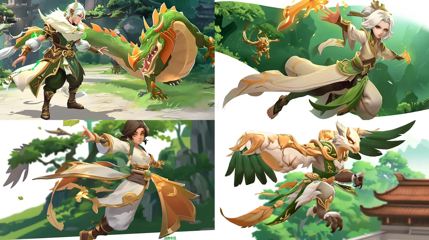 Ethereal Fantasy: A Harmony of Fluid Movement and Soft Nature Hues - Midjourney sref style