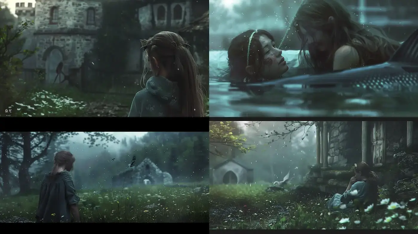 Mystical and Ethereal Exploration of Nature and Emotion - Midjourney sref style