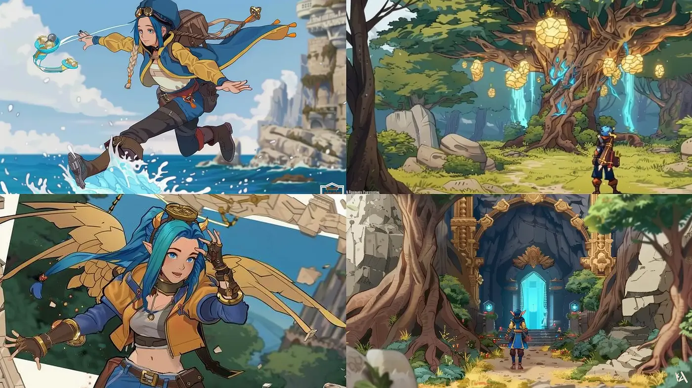 Ethereal Fantasy Adventure in Enchanted Anime Realms - Midjourney sref style