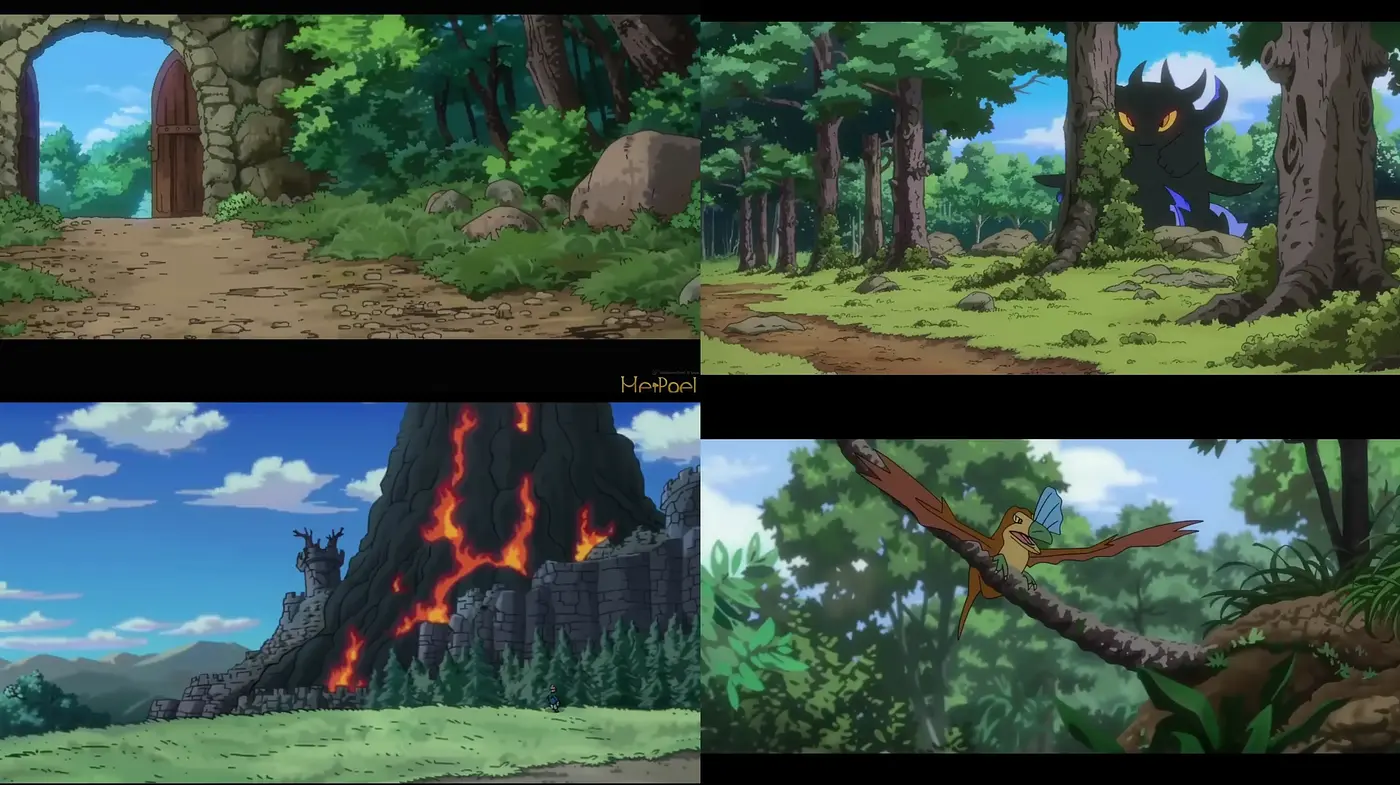 Enchanted Wilderness in an Animated Tale - Midjourney sref style