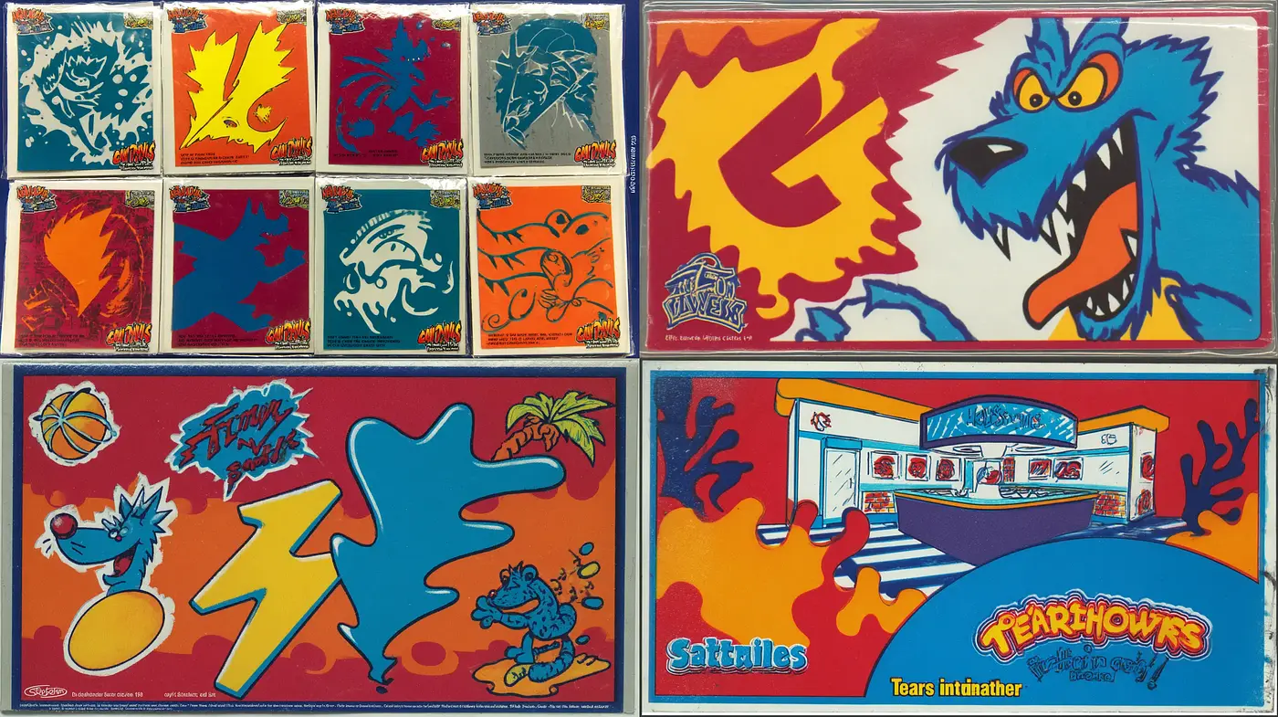Vibrant and Playfully Bold Cartoon Aesthetic with Urban Influence - Midjourney sref style