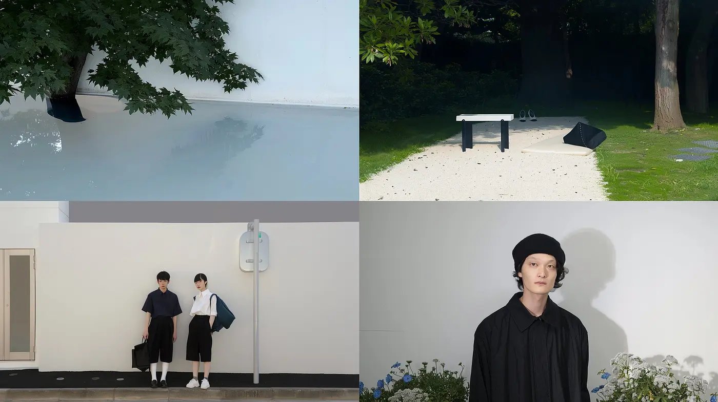 Ethereal Monochrome Elegance: A Study in Shades and Textural Simplicity - Midjourney sref style