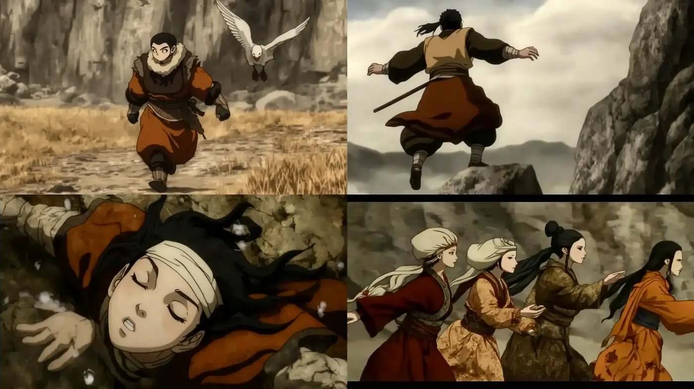 Rustic Earth-Toned Animation Style Emulating East Asian Influence - Midjourney sref style