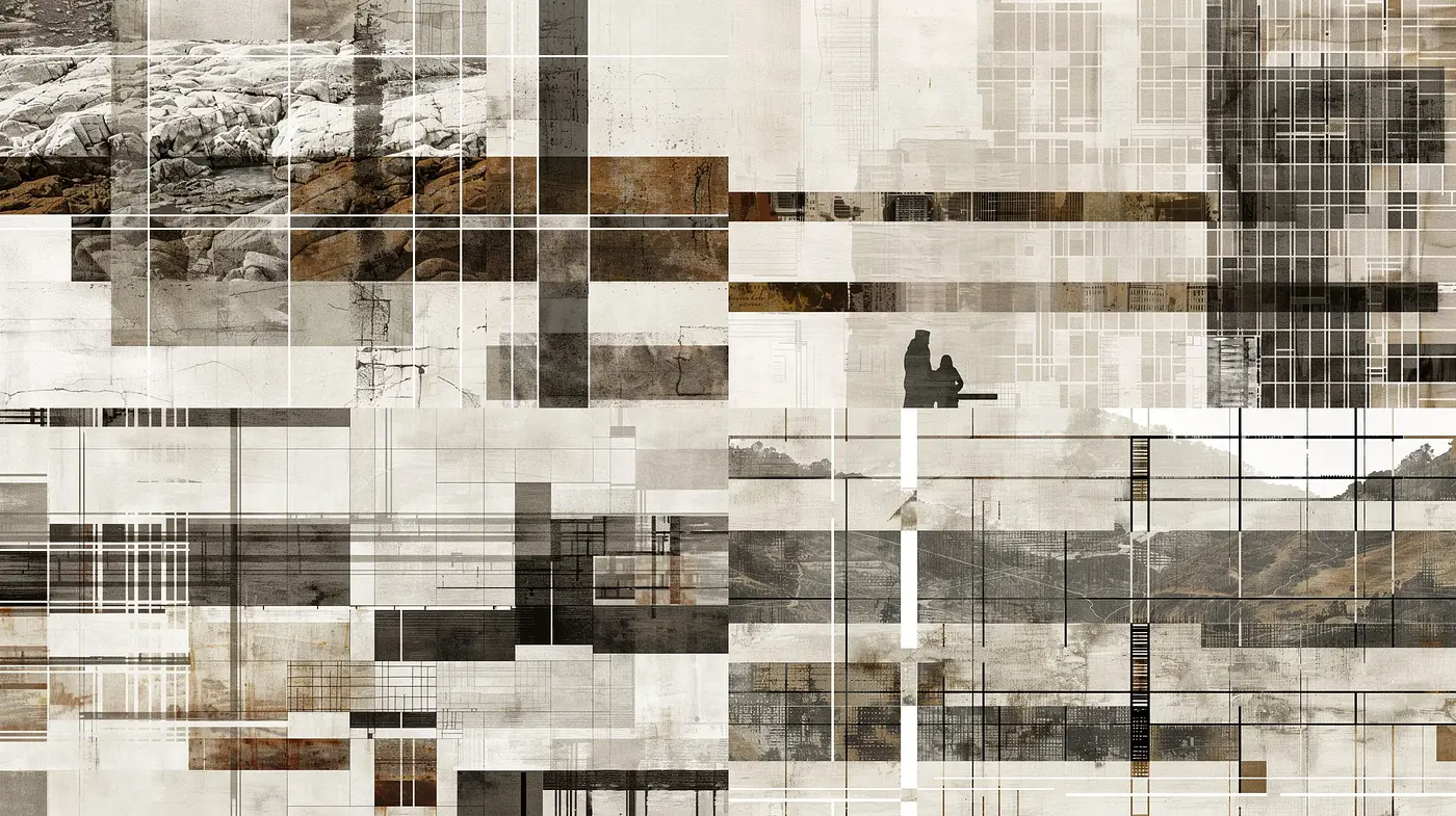 Contemporary Geometric Abstraction in Earthy Tones - Midjourney sref style