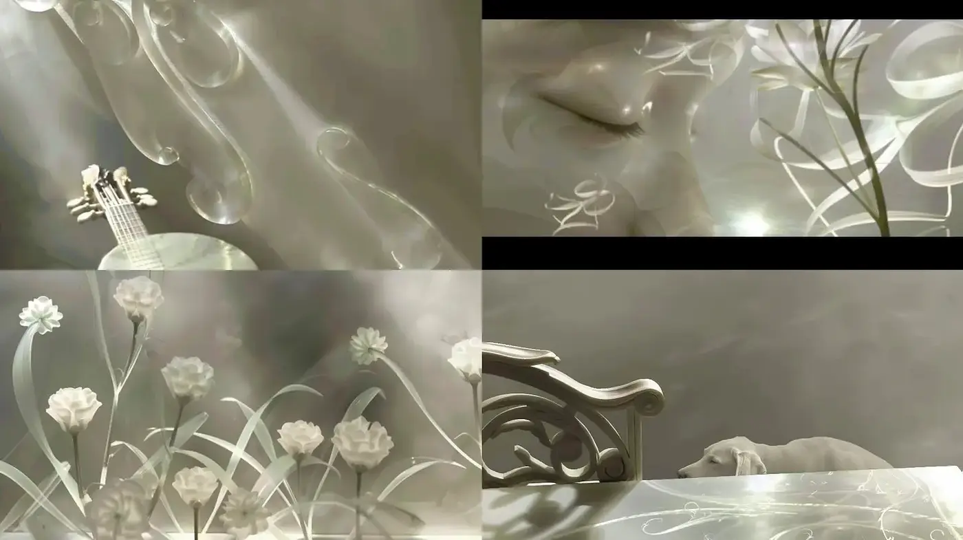 Ethereal and Dreamlike Visual Language with Soft Textures - Midjourney sref style