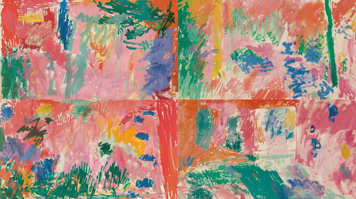 Vibrant Tapestry of Hues: A Dive into Dynamic Brushstroke Harmony - Midjourney sref style
