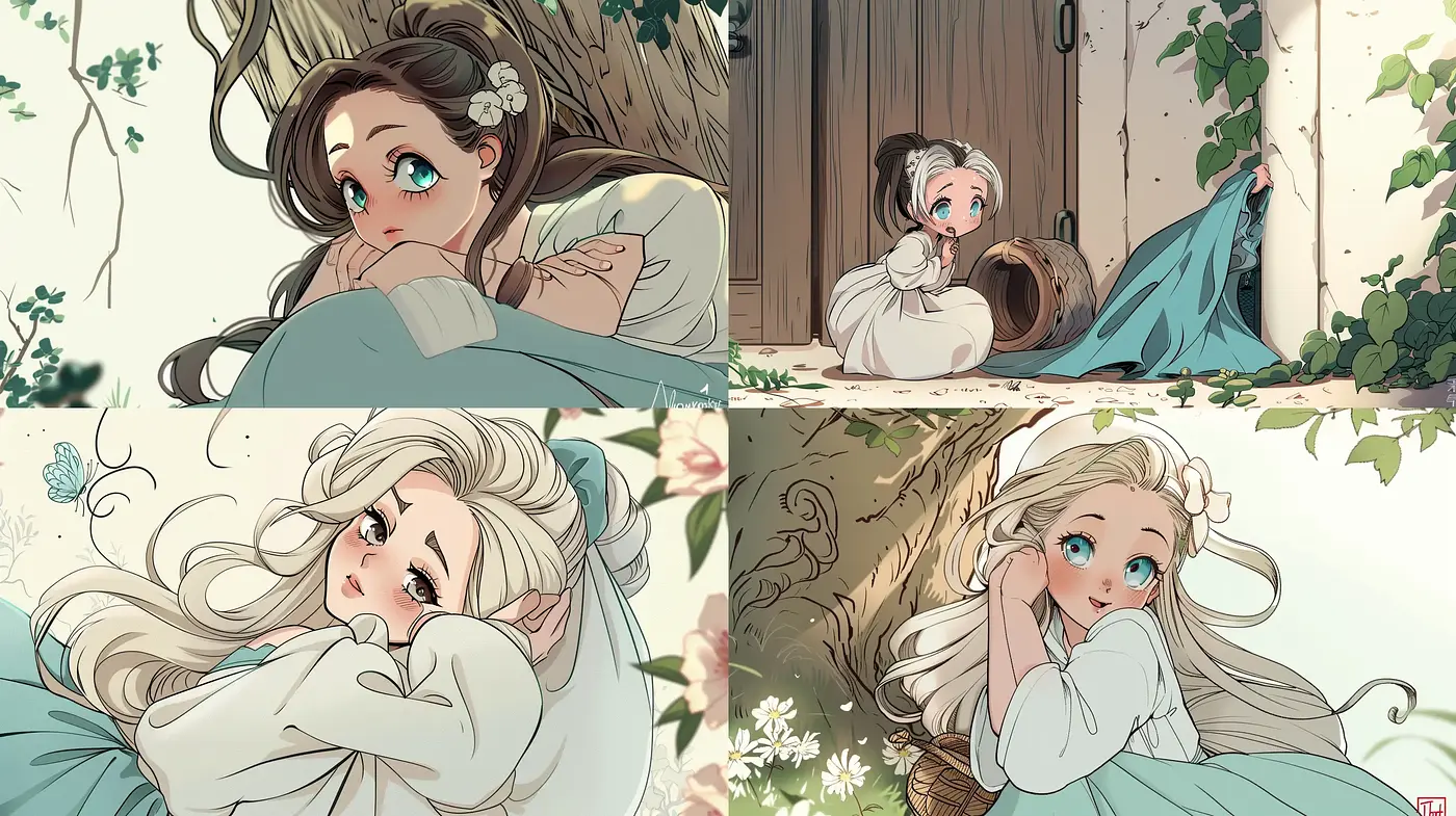 Ethereal Pastel Elegance: A Harmonious Blend of Soft Tones and Delicate Illustration - Midjourney sref style