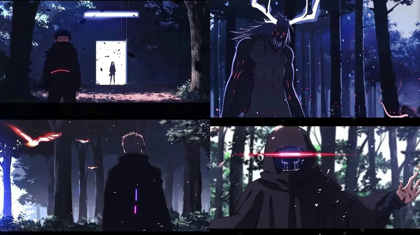 Ethereal Nocturnal Anime Dreamscape - Midjourney sref style