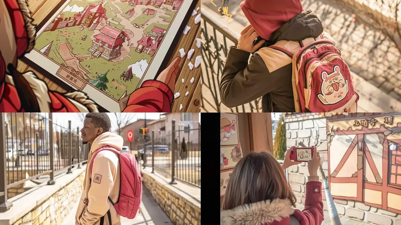 Contemporary Illustrative Style with Whimsical Charm and Cohesive Character Design - Midjourney sref style