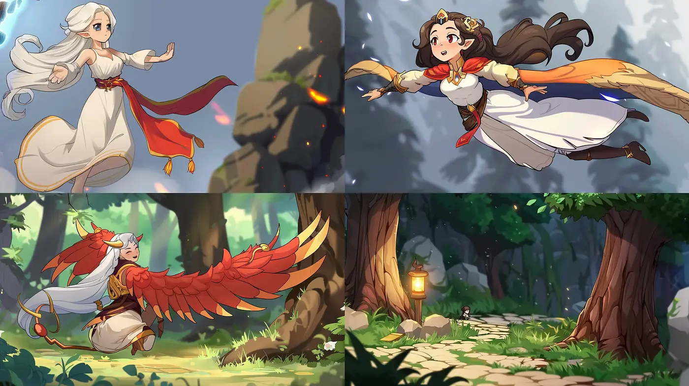 Enchanted Forest Animation Essence - Midjourney sref style
