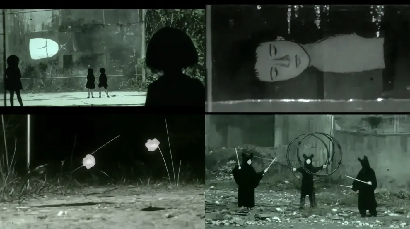 Monochromatic Dreamscape Fusion with Surrealist Overtones - Midjourney sref style