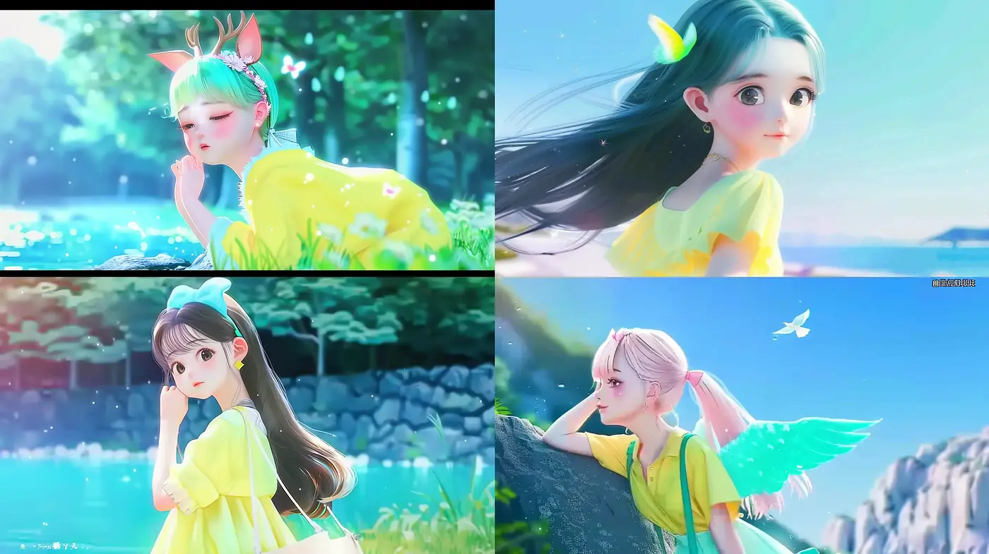 Ethereal Anime-Inspired Luminous Fantasy - Midjourney sref style