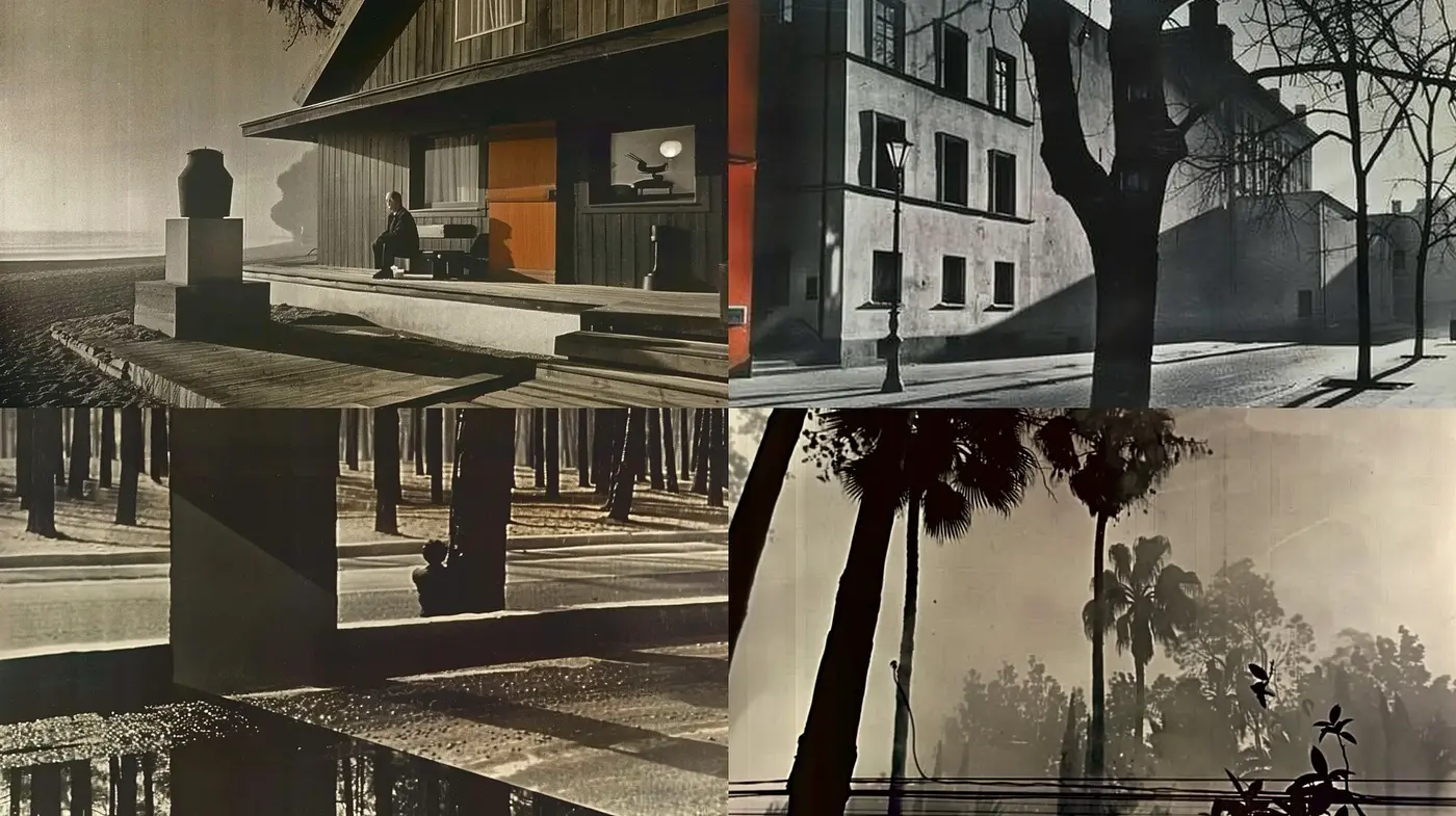 Monochromatic Echoes of Early 20th-Century Photography - Midjourney sref style